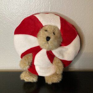Vtg Boyds Bears "Pepper Mintly" Plush 2003 Christmas Mint Candy Costume #90421